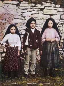 three little shepherds of Fatima 1917